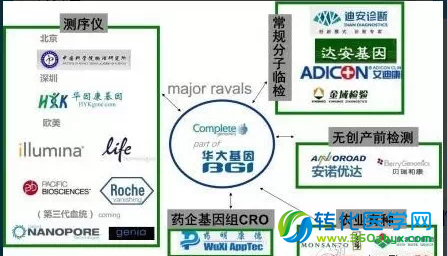 数字盘点：中国高通量测序、生物信息服务公司表