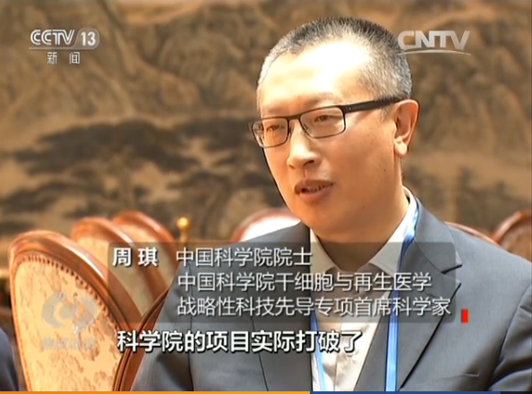 焦点访谈｜周琪院士：干细胞与再生医学领域，我们完全可能会去引领一条全新的道路 ！