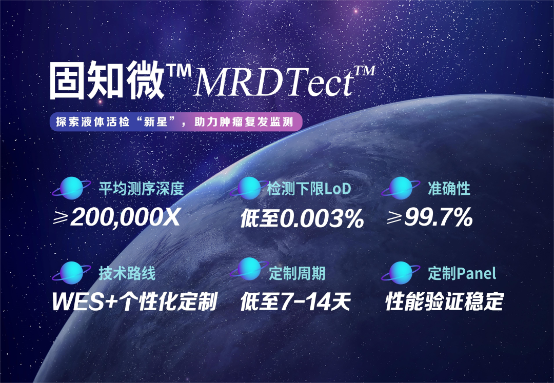 重磅发布——真固生物MRD肿瘤分子残留病灶个性化定制平台固知微™上线