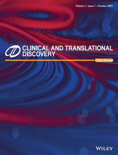 喜讯！Wiley旗下医学期刊Clinical and Translational Discovery被SCOPUS接收