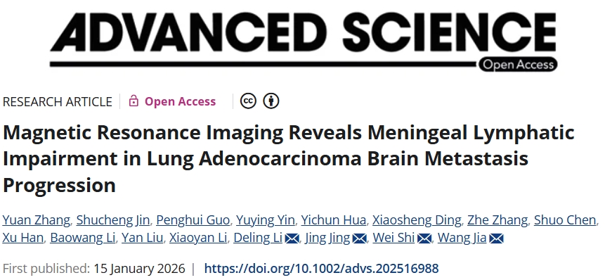 转移新机制！首都医科大学附属北京天坛医院等单位发文：肺腺癌脑转移预后指标和潜在治疗靶点