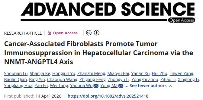 诱导免疫逃逸！哈尔滨医科大学附属第一医院发文：克服肝癌患者对免疫治疗耐药性的治疗新策略