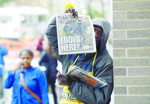 埃博拉病毒袭纽约引发恐慌 网民绘制危险路线图